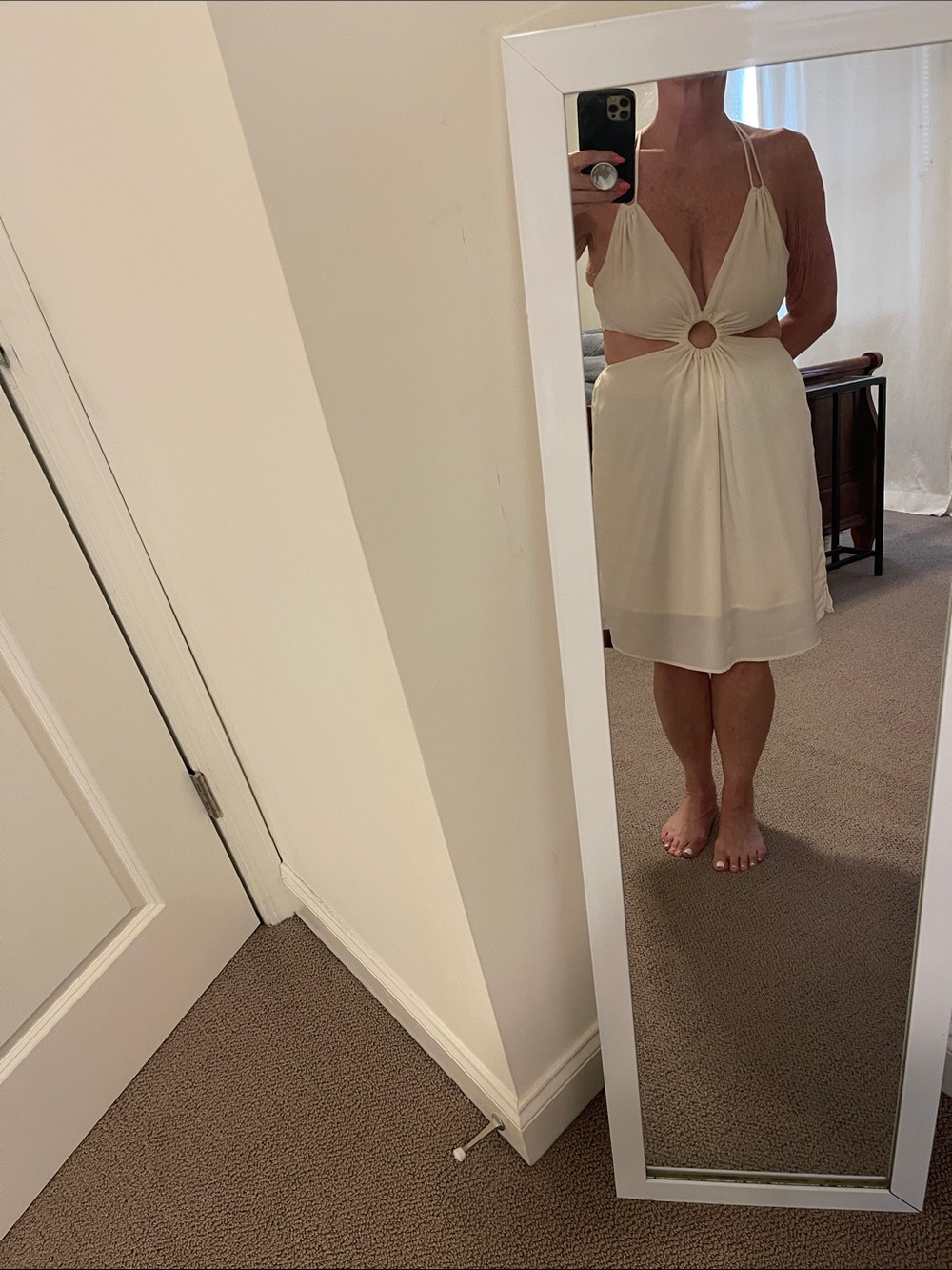 LUSH O-RING CUT OUT DRESS NWOT